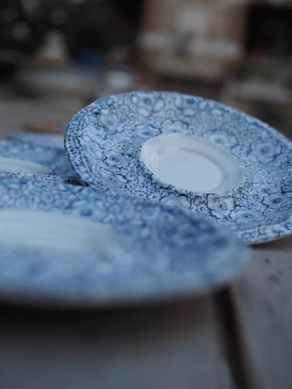 Wedgwood Enoch Kensington Chintz Set of Two Vintage Dishes - Etsy
