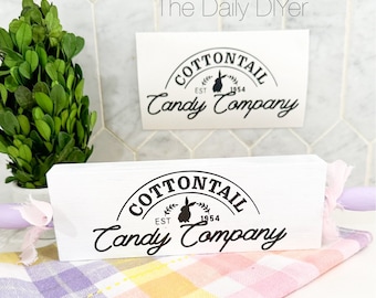 Cottontail Candy Company Vinyl Decal