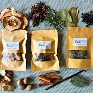 Fall Simmer Pot Kit | Natural Home Fragrance | Stovetop Potpourri | Cozy Autumn & Winter Scents | Housewarming Gift