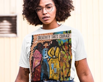Creativity Takes Courage, Unisex Champion T-Shirt