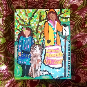 Folk Art, Handpainted Printing Block