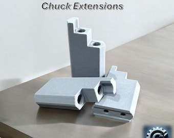 WeCreat Vision & Vista Rotary Jig Extensions / Chuck Extensions - Get Past the Non-Working Area