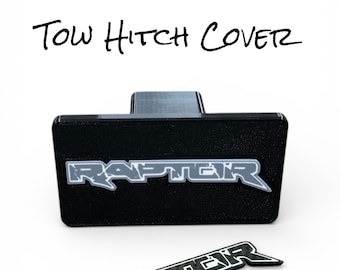 Ford Raptor Trailer Hitch Cover/Plug - F150 or Bronco Raptor Tow Hitch Cover