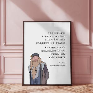 Printable Wall Art - Happiness can be found - Quote - Witch and Wizard Home Decor - Instant Download - Digital Print for Frame