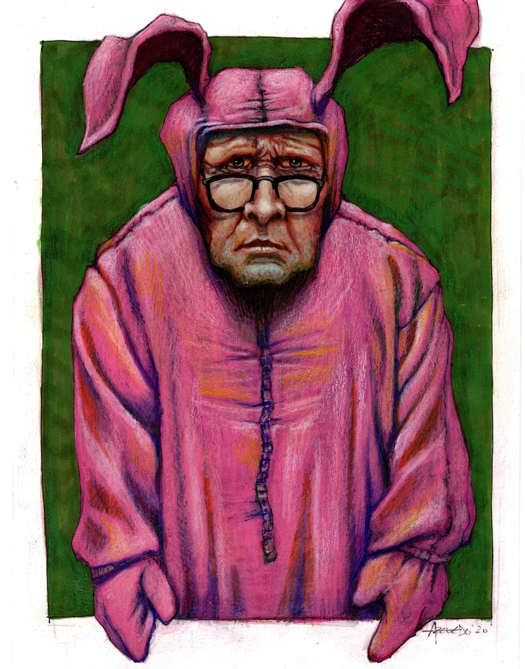 Grandpa Ralphie, Original Pop Art - Etsy