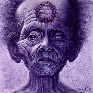 Lobotomy O, Original Fine Art Painting