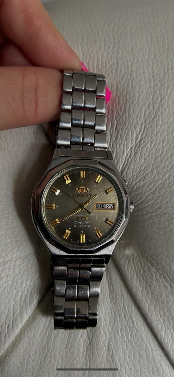 オリエント腕時計自動巻き3スタークリスタル21石 - Etsy 日本