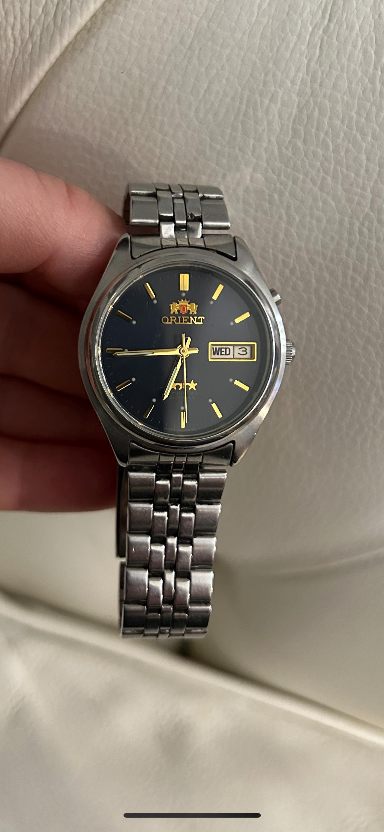 Orient Wristwatch Automatic 3 Star Crystal 21 Jewels - Etsy