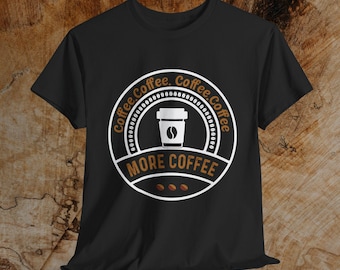 Funny Coffee Graphic Tee, Caffeine Lover Shirt, Barista Gift