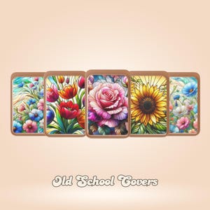 Tarjetero magnético con diseño floral y diseño Magsafe de Mosaic para iPhone 16, iPhone 14, iPhone 13 Pro y 12.