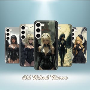 Funda de teléfono con diseño de ángel de anime para Samsung Galaxy S24 FE S25 Edge A26 A71 A56