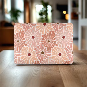 Bloemen MacBook-hoes Boho-laptopskin, hoes voor MacBook Pro 16, 15, Air 13 14 cadeau beschermend, harde computer, glanzende afwerking