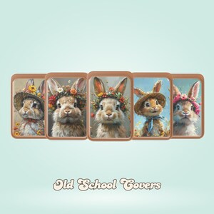 Porta-cartões magnético Bunny Magsafe em formato de coelho, compatível com iPhone 16, 15, 14, iPhone 13 Pro e 12 Mag Safe