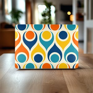 Retro MacBook-hoes laptopskin, mid-eeuwse hoes voor MacBook Pro 16, 15, Air 13 14 cadeau beschermend, harde computer, glanzende afwerking