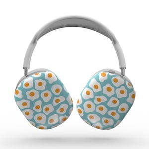 Eggs Apple AirPods Max Tough Case,  Snap On Air Pods Max Cover, Protective Headphones, Hardshell, Glossy Finish