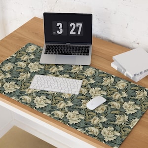 Desk Floral Mouse Pad Office Desk Table Cover