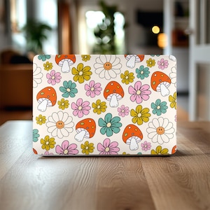 Hippy MacBook Case Laptop skin, Fungi Cover for MacBook Pro 16, 15, Air 13 14 Gift Protective, Computer Hardshell, Glossy Finish