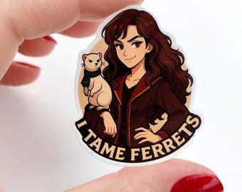 Dramione Sticker: Ich zähme Frettchen Vinyl Aufkleber -AO3 Draco Malfoy Fandom