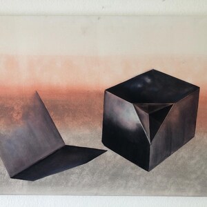 Oil on canvas - cubes