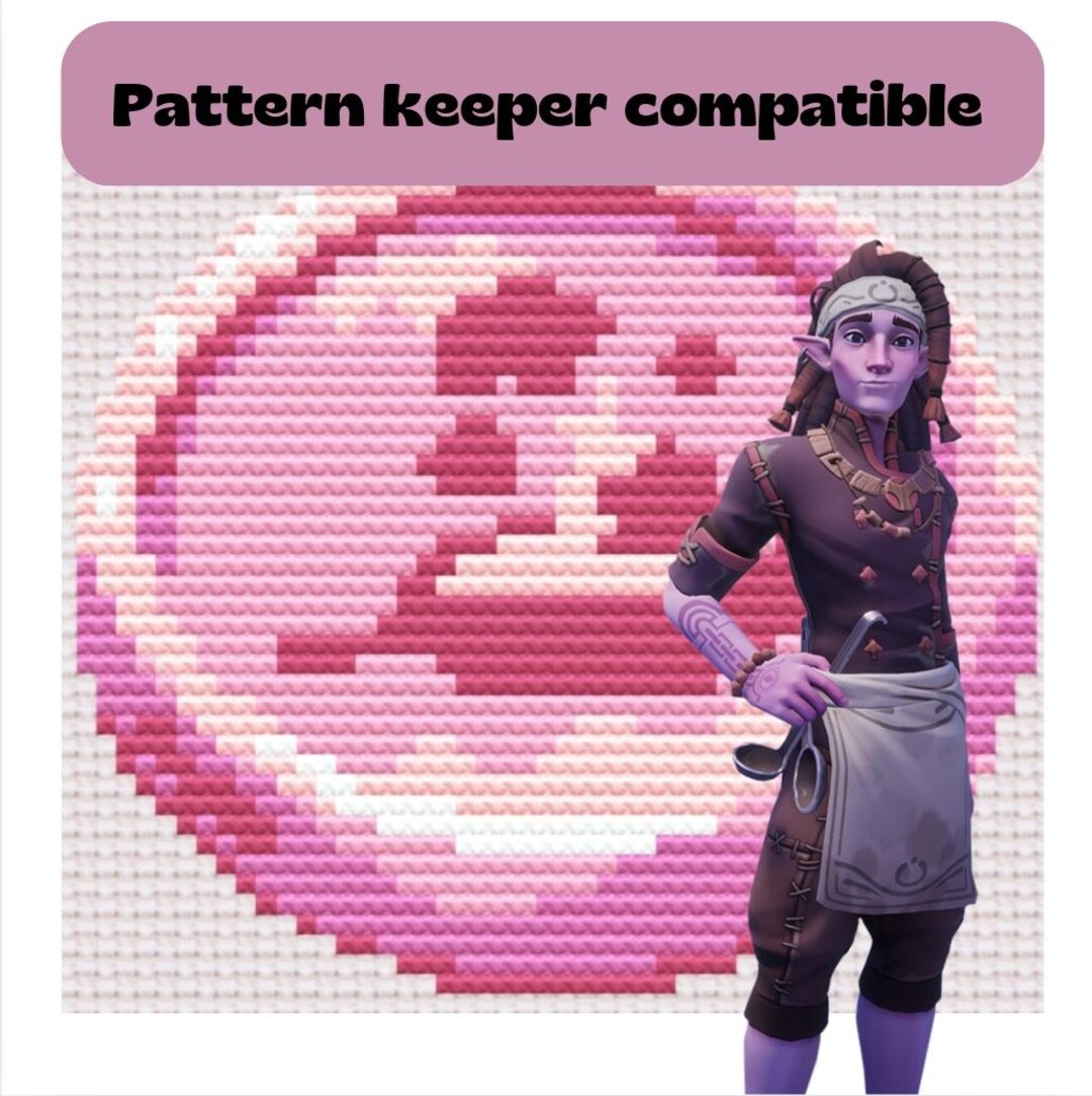 Palia Cross Stitch Pattern Cooking Medal - Etsy
