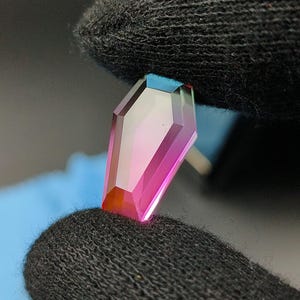 Multiple Color Mystic Coffin Shape Loose Gemstone for Jewelry making, Supply Tool, Lab-Created Double let, Hand made Gemstone, DIY Jewelry