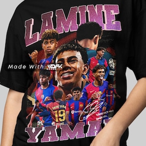 Lamine Yamal Shirt, Soccer Fan Apparel, Sports Tee, Stylish Football Shirt, Record player stand, Team Spirit, Soccer jersey MDFK66
