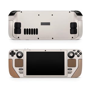 Steam Deck Skin: Neutral Brown Tones Vinyl