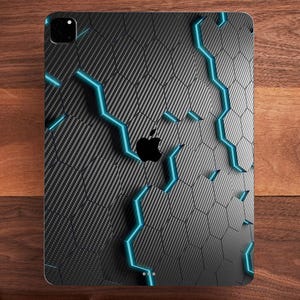 iPad Skin – Full Coverage Honeycomb Design with Stylish Hexagons. Protect, Personalize, and Add a Sleek Geometric Touch to Your Device!