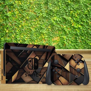 Nintendo Switch-skin goud abstract patroon Nintendo Switch Lite-skin – volledige dekking vinylsticker voor stijlvolle en duurzame bescherming