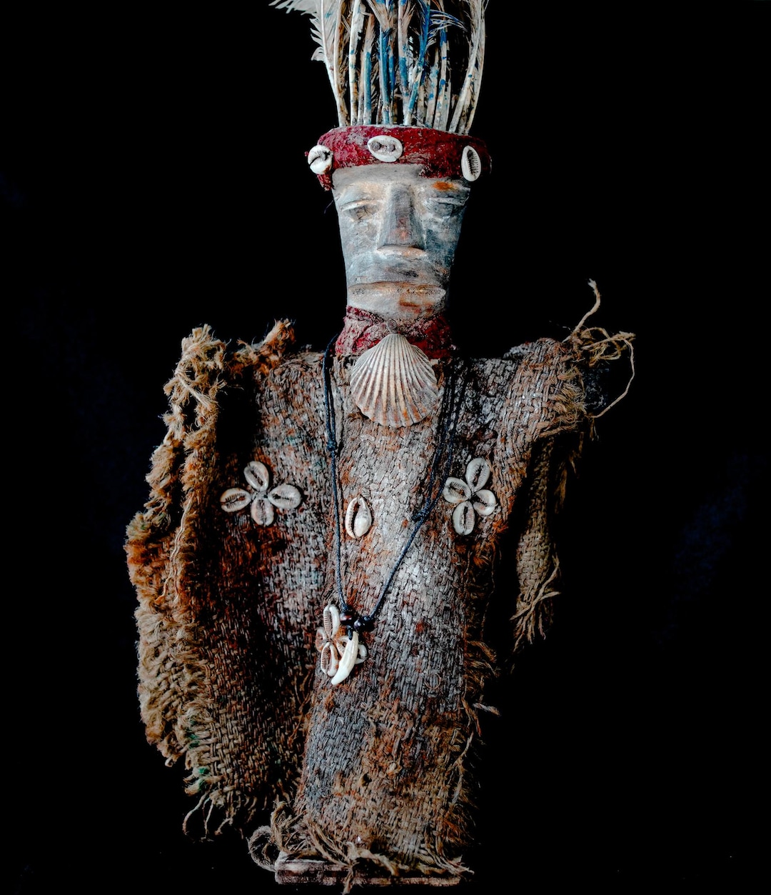 Mid-century Ghana Ritual Figure – Ewe Akan Suman Spirit Effigy With ...