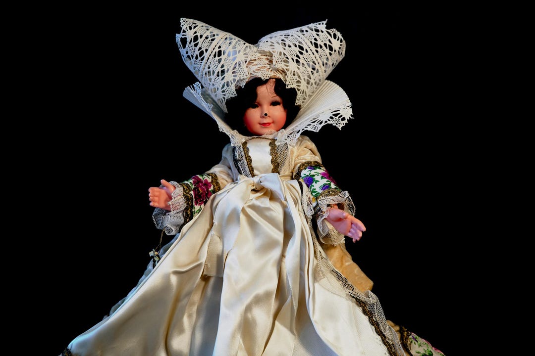 Poupée chiffon La petite fille reine - Dernière chance Petitcollin