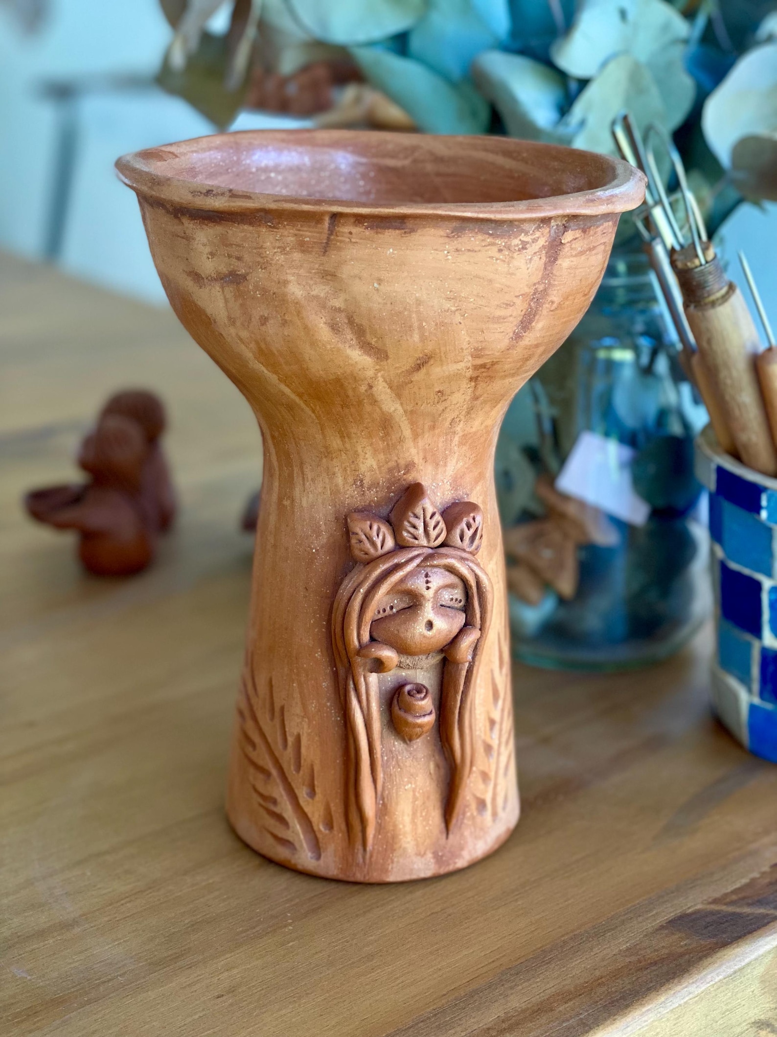 Sacred Feminine Copal Burner With Rose Detail – Magdalena Ceremonial ...