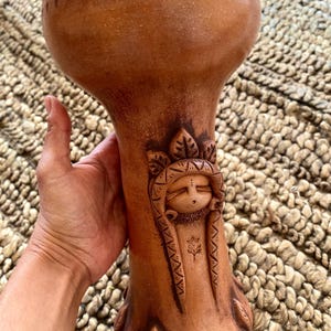 Sacred Feminine Ceramic Copal Burner, Pachamama. bowl to burn copal palo santo. Handmade Ceremonial Chalice for Rituals.