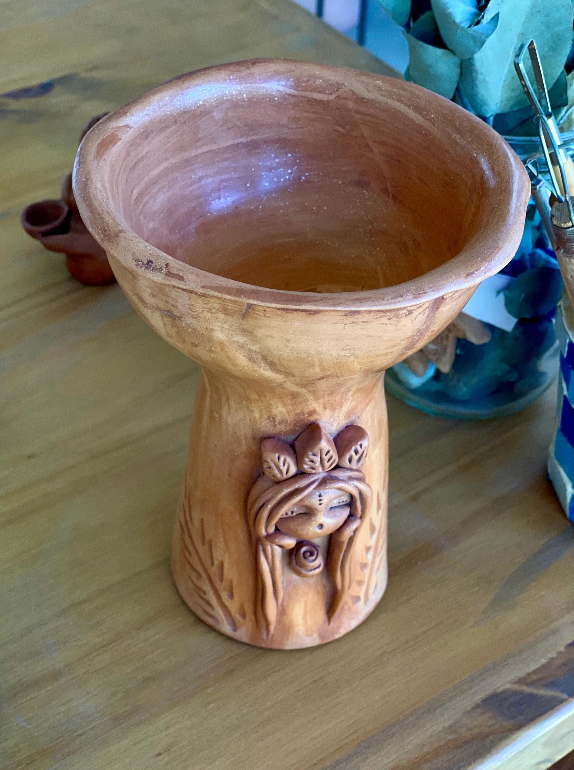 Sacred Feminine Copal Burner With Rose Detail – Magdalena Ceremonial ...