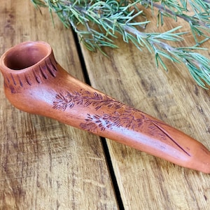 Ritual Pipe, Tabaco ceremony for Shamanic practices, Gift for smoker