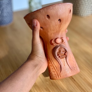 6) Handmade Ceramic Incense Burner copal palo santo