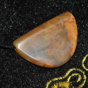Genuine Ancient Greco Bactrian Agate Stone Boomerang Bead Circa 2500 to 2250 BCE