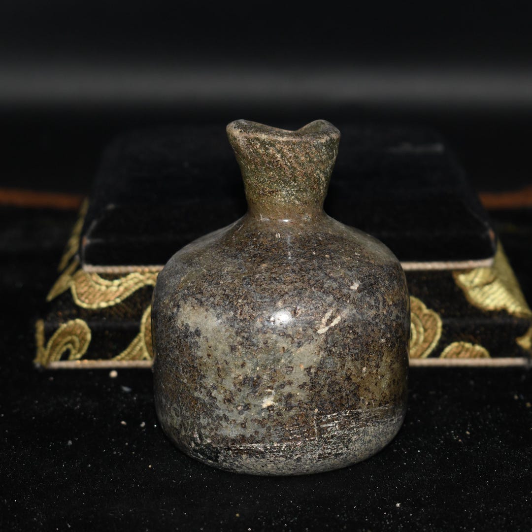 Intact Ancient Roman Glass Bottle Container Circa 1st - 3rd Century AD ...