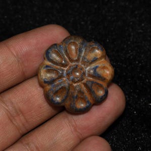 Large Ancient Central Asian Bactrian Lapis Lazuli Stone Bead in good Condition