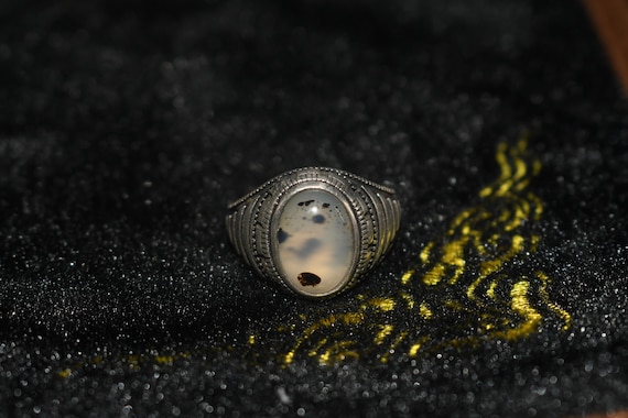 Antique Old Rare Islamic Solid Silver Signet Ring… - image 2