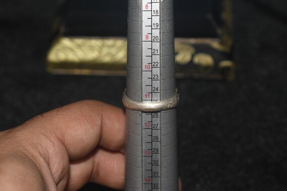 Old Antique Islamic Solid Silver Ring with Natura… - image 4