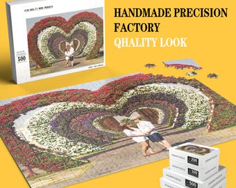 Picture Puzzle 500  Piece, Custom Jigsaw for Her, Personalised Jigsaw Puzzle 500 Pieces, Puzzle from Your Picture, Custom Picture Puzzle