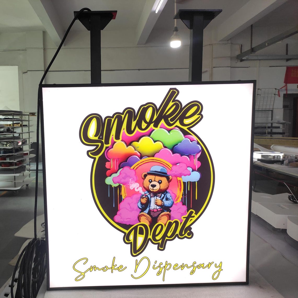 Custom Round Light Box Store Front Sign, Backlit Light Box Sign, LED ...