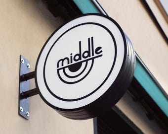Custom Light Box Sign | Double Sided Light Box | Outdoor Projection Sign | Illuminated Advertising Sign | Backlit Light Box | Shop Signage