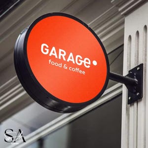 カスタム外装両面看板、丸型ライトボックス看板、ビジネス用照明付き店頭看板、ブレード看板、屋外バックライトライトボックス