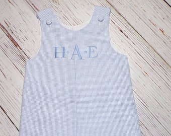 Light Blue Gingham Jon Jons