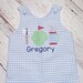 Blue Gingham Back To School Jon Jon