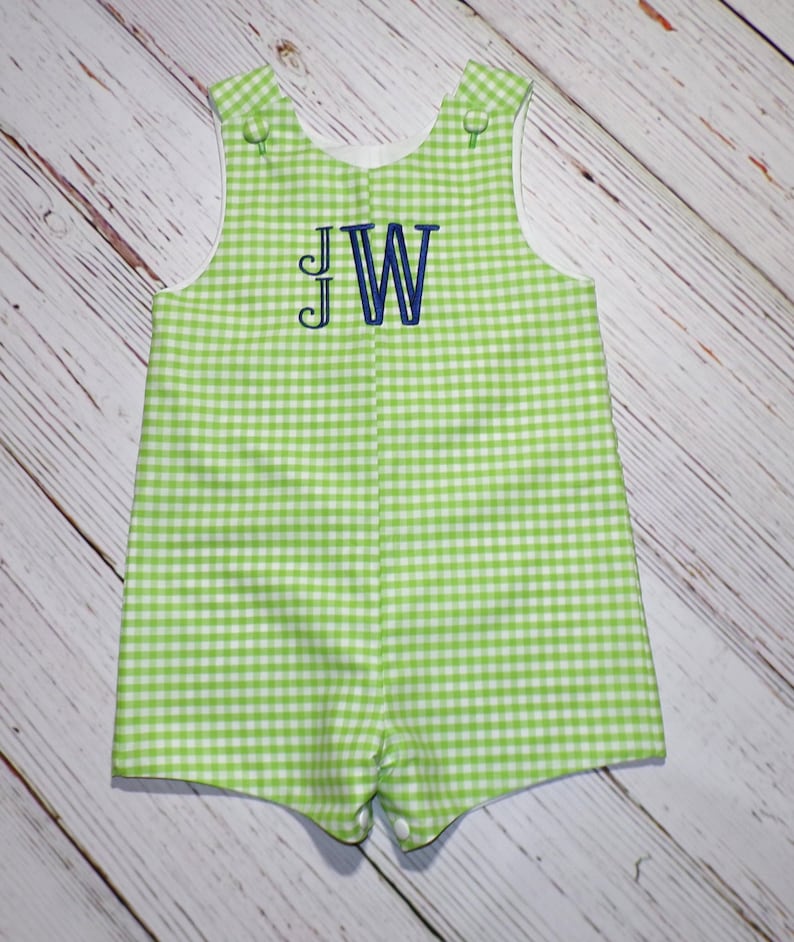Red Gingham Baseball Jon Jon main image 0