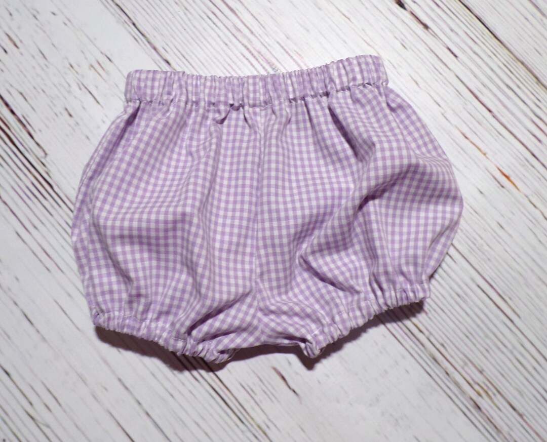 Bow Bloomers - Royal Mini Gingham