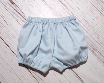 Basic Light Blue Pique Bloomers